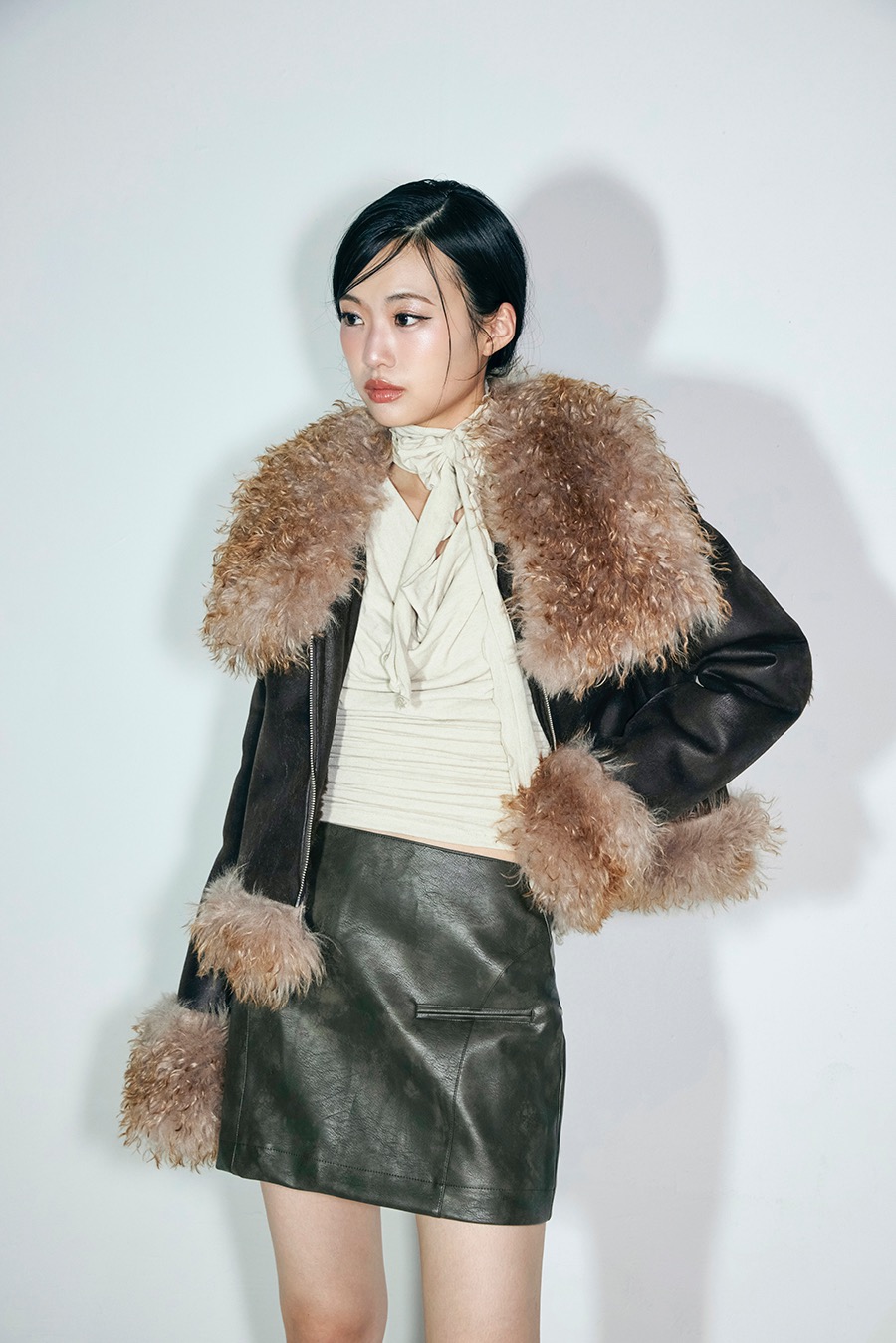 Eva mustang jacket (brown)